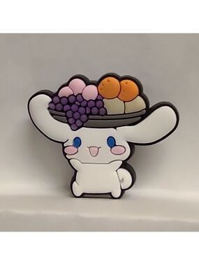 5/$5 Cinnamonroll With Fruit Basket Croc Shoe Charm